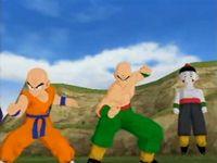 une photo d'Ã©cran de Dragon Ball Z - Budokai sur Nintendo Gamecube